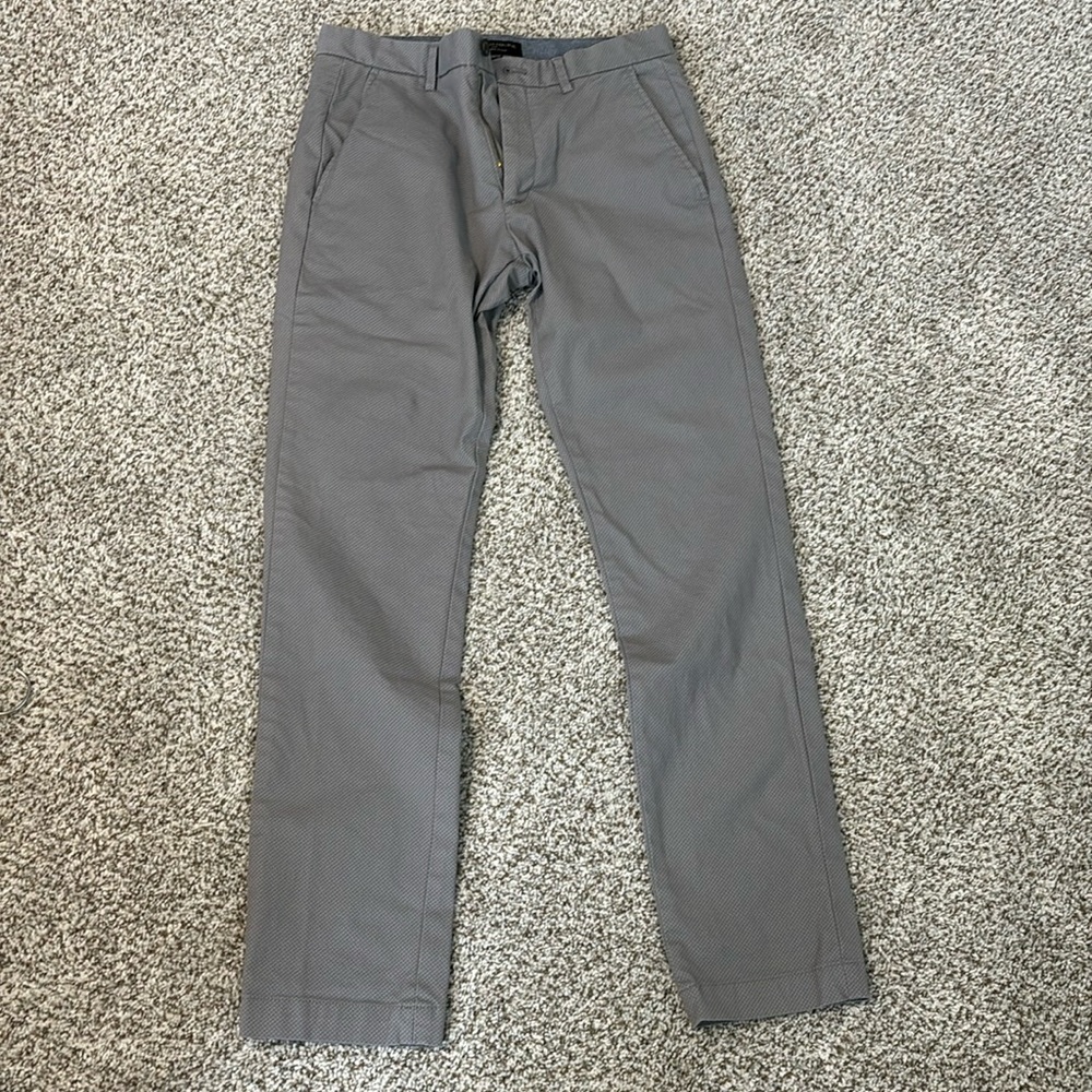 Banana Republic Aiden Chino - 30x32 Grey Pattern